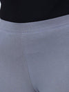 Ankle Fit Spandex Stretchable Leggings Dark Grey