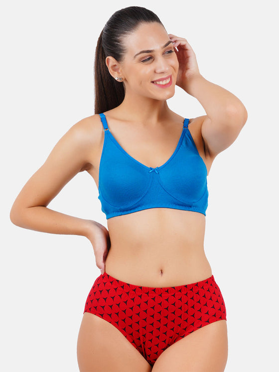 Cotton Perfect Fit Full Coverage Soft Panties Oviya Print (3Pcs Pack)