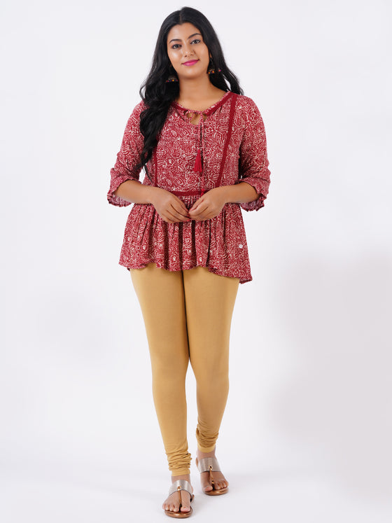 Churidar Fit Spandex Stretchable Leggings Skin L19