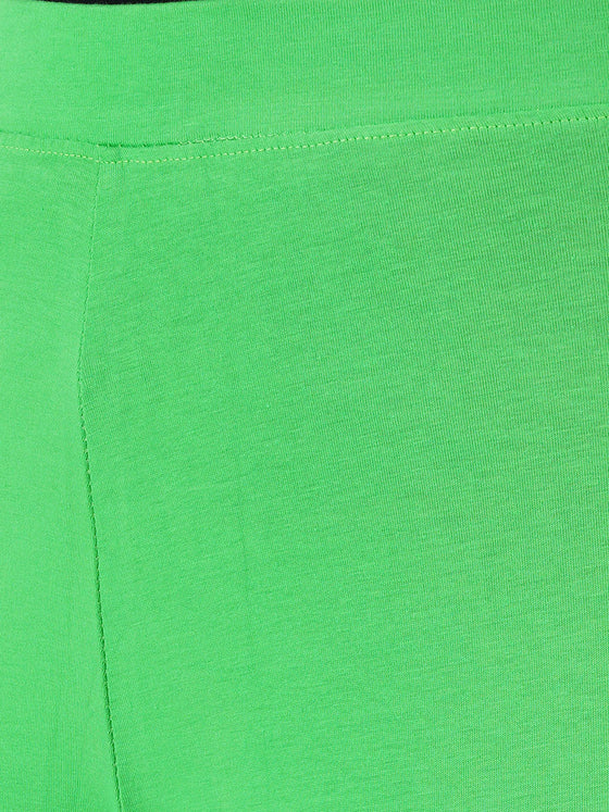 Churidar Fit Spandex Stretchable Leggings Parrot Green L29
