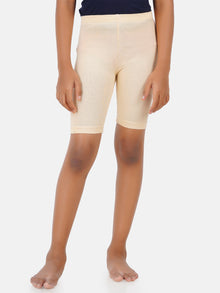  Girl's Cotton with Elastane Mixed Tights Skin (2PCs Pack)