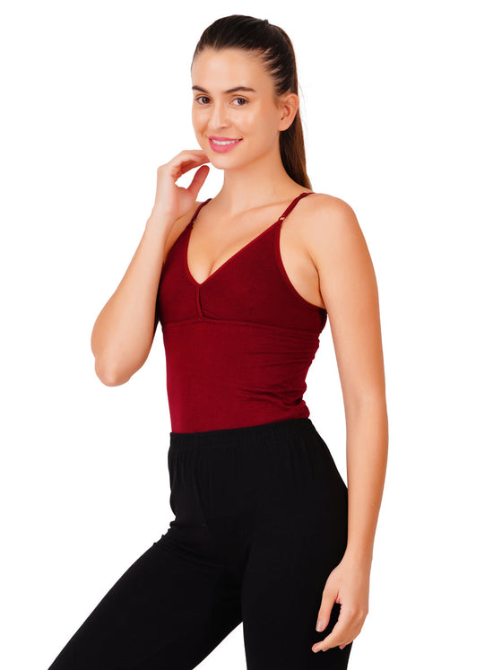 Extra Sportive Bra with Slip Design Camisole TeenCup Color (2PCs Pack)