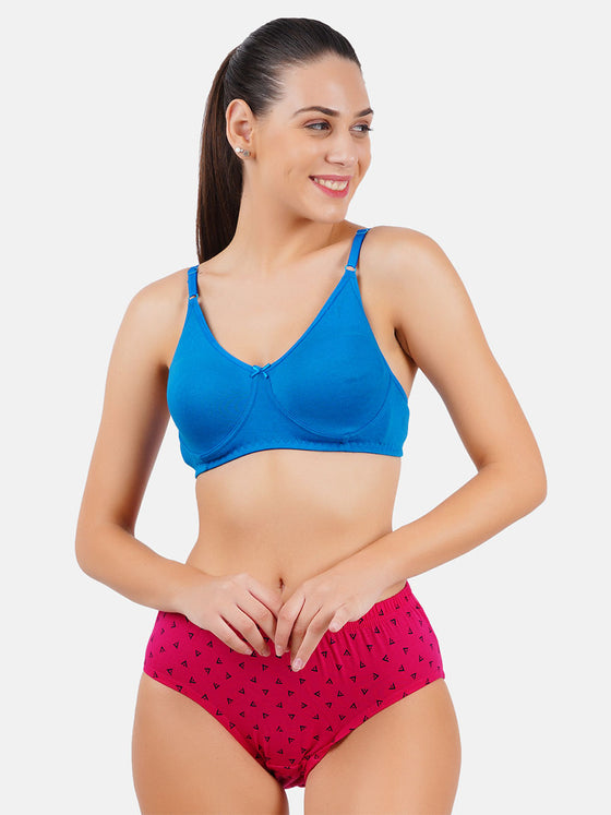 Cotton with Ultra Soft Full Coverage Panties Pretty Print (3Pcs pack)