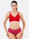 Comfort Waist Band Soft Panties Only U Plain Plus Size (3Pcs pack)