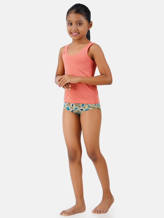 Girl's Printed Panties Lutty Jetty (4 PCs Pack)