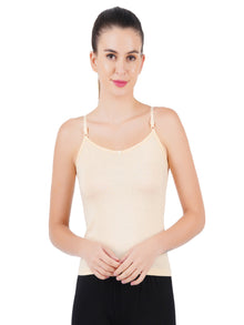  Cotton Durable with Adjustable Strap Camisole Petals Skin (2PCs Pack)