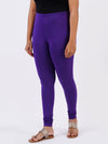 Churidar Fit Spandex Stretchable Leggings New Violet L37