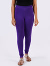 Churidar Fit Spandex Stretchable Leggings New Violet L37