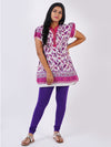 Churidar Fit Spandex Stretchable Leggings New Violet L37