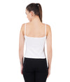 Cotton Durable with Adjustable Strap Camisole Petals White (2PCs Pack)