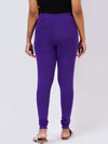 Churidar Fit Spandex Stretchable Leggings New Violet L37