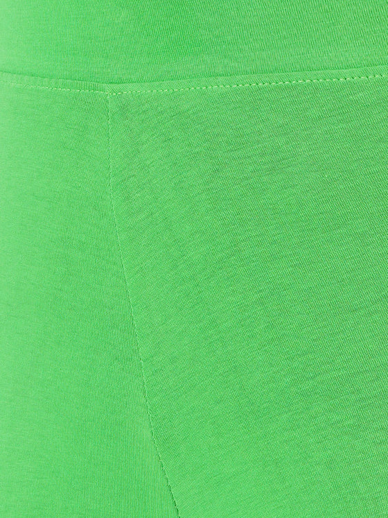 Churidar Fit Spandex Stretchable Leggings Parrot Green L08