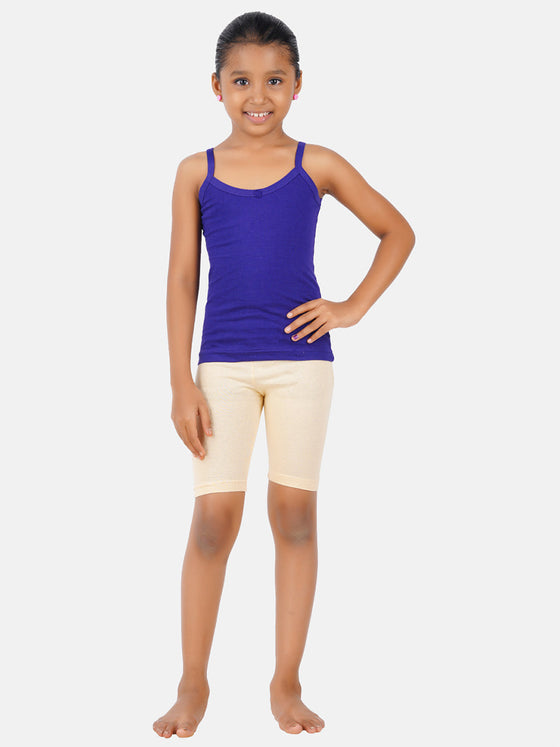 Girl's Absorbent Cotton Comfortable Camisole Colour (2 PCs Pack)