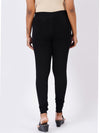 Churidar Fit Spandex Stretchable Leggings Black L43