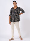 Churidar Fit Spandex Stretchable Leggings Plus Size Cream Natural L20
