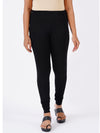 Churidar Fit Spandex Stretchable Leggings Black L43