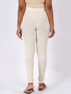 Churidar Fit Spandex Stretchable Leggings Cream Natural L20