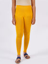 Churidar Fit Spandex Stretchable Leggings Gold L10