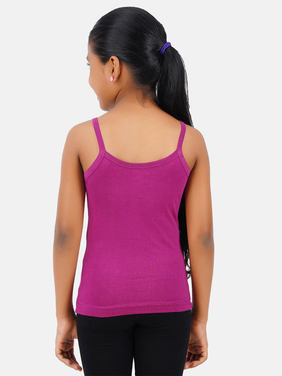 Girl's Absorbent Cotton Comfortable Camisole Colour (2 PCs Pack)