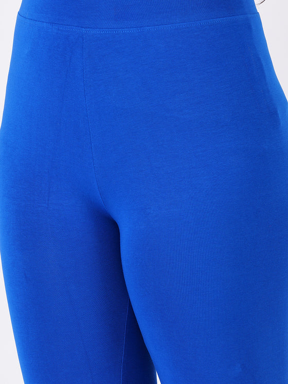 Churidar Fit Spandex Stretchable Leggings Light Blue L07