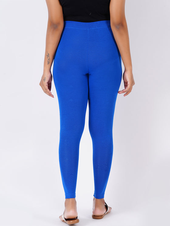 Churidar Fit Spandex Stretchable Leggings Light Blue L07