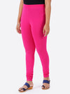 Churidar Fit Spandex Stretchable Leggings Plus Size M Pink L16