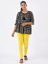 Churidar Fit Spandex Stretchable Leggings Bright Yellow L31
