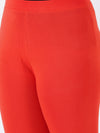 Churidar Fit Spandex Stretchable Leggings Orange L13