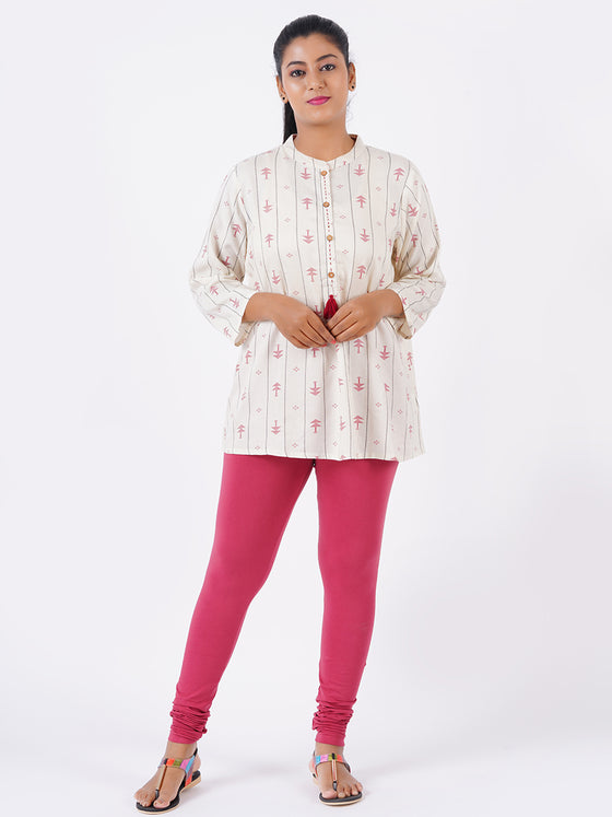 Churidar Fit Spandex Stretchable Leggings Copper L24