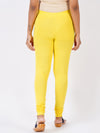 Churidar Fit Spandex Stretchable Leggings Bright Yellow L31