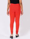 Churidar Fit Spandex Stretchable Leggings Orange L13