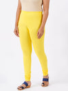 Churidar Fit Spandex Stretchable Leggings Bright Yellow L31