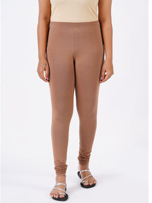  Churidar Fit Spandex Stretchable Leggings Khaki L35