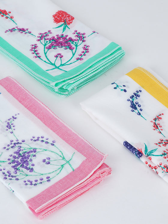 Designed Hand Kerchief (6 in 1 Pack)
