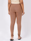Churidar Fit Spandex Stretchable Leggings Khaki L35