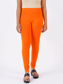  Churidar Fit Spandex Stretchable Leggings Orange L26