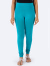 Churidar Fit Spandex Stretchable Leggings Teal Green L23