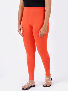  Churidar Fit Spandex Stretchable Leggings Coral L01