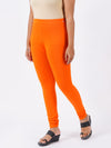Churidar Fit Spandex Stretchable Leggings Orange L26