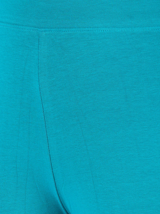 Churidar Fit Spandex Stretchable Leggings Teal Green L23