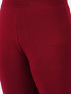 Churidar Fit Spandex Stretchable Leggings Maroon L17
