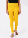 Churidar Fit Spandex Stretchable Leggings Gold L27