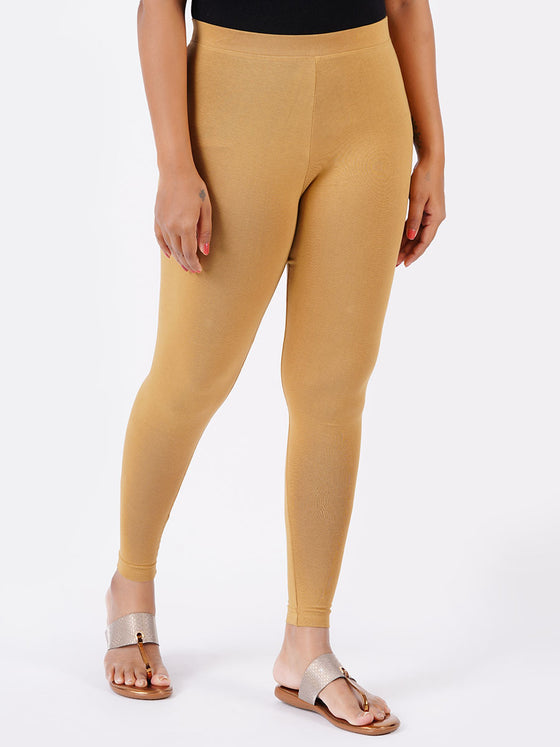 Churidar Fit Spandex Stretchable Leggings Honey L06