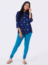 Churidar Fit Spandex Stretchable Leggings Petrol L30