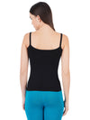 Cotton Stylish Neck Elastic Binding Camisole Cheers Black (2PCs Pack)