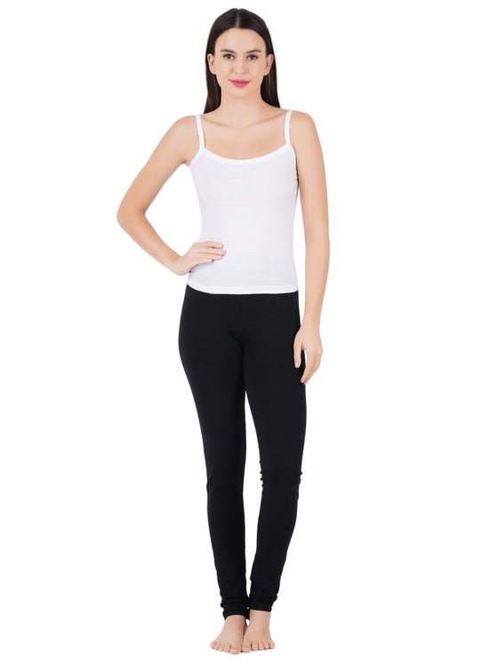 Cotton Stylish Neck Elastic Binding Camisole Cheers White (2PCs Pack)