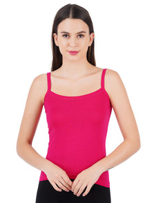  Cotton Stylish Neck Elastic Binding Camisole Cheers Colour (2PCs Pack)