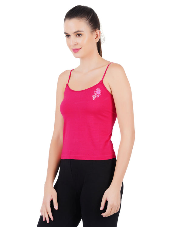 Combed Cotton with Elastic Binding Camisole Amoka Colour (2PCs Pack)