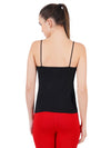 Combed Cotton with Elastic Binding Camisole Amoka Black (2PCs Pack)