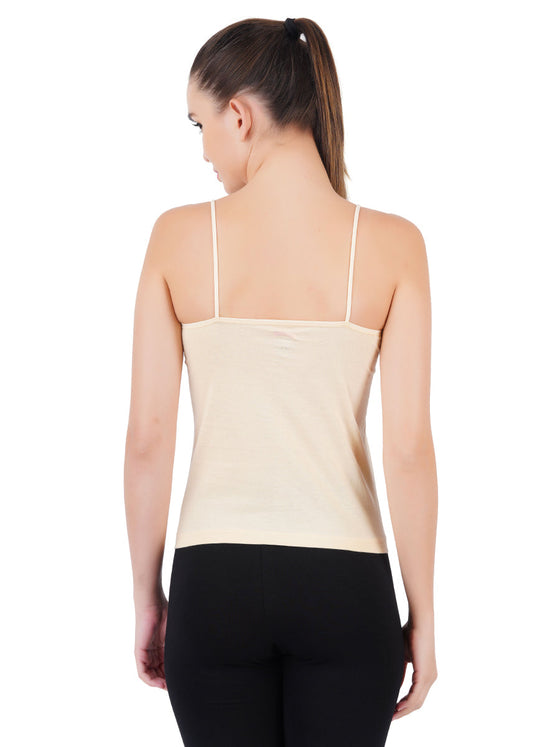 Combed Cotton with Elastic Binding Camisole Amoka Skin (2PCs Pack)